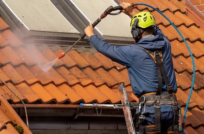 Démoussage et hydrofuge de toiture à Montgibaud